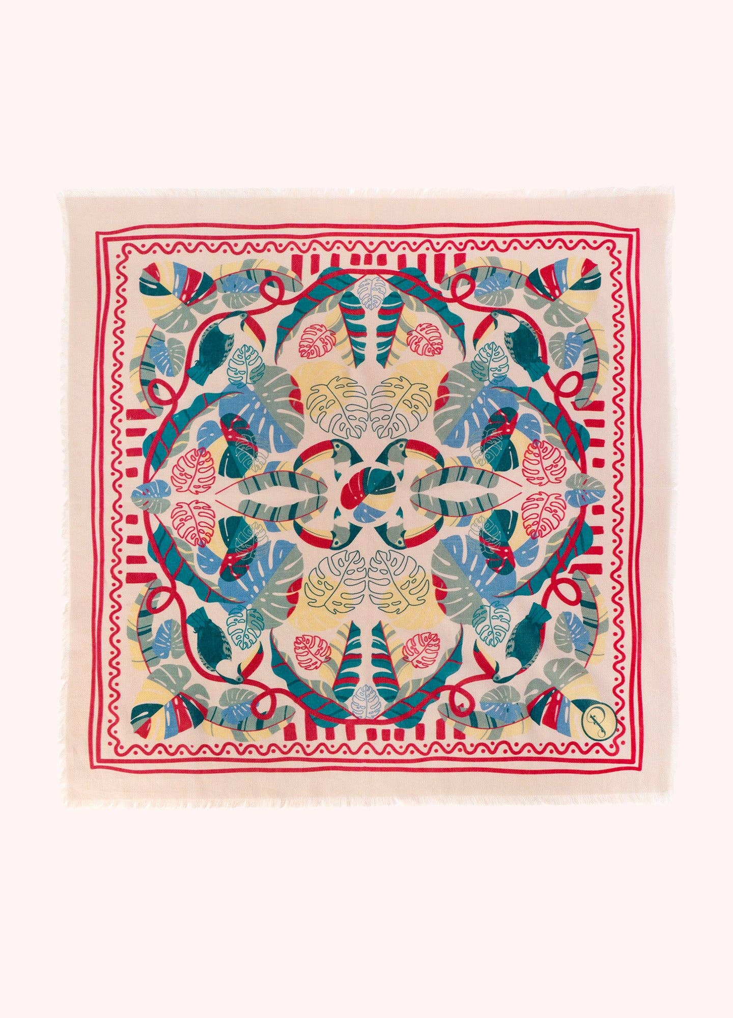 Cotton Bandana - Tropical Toucan, by Powder Designs