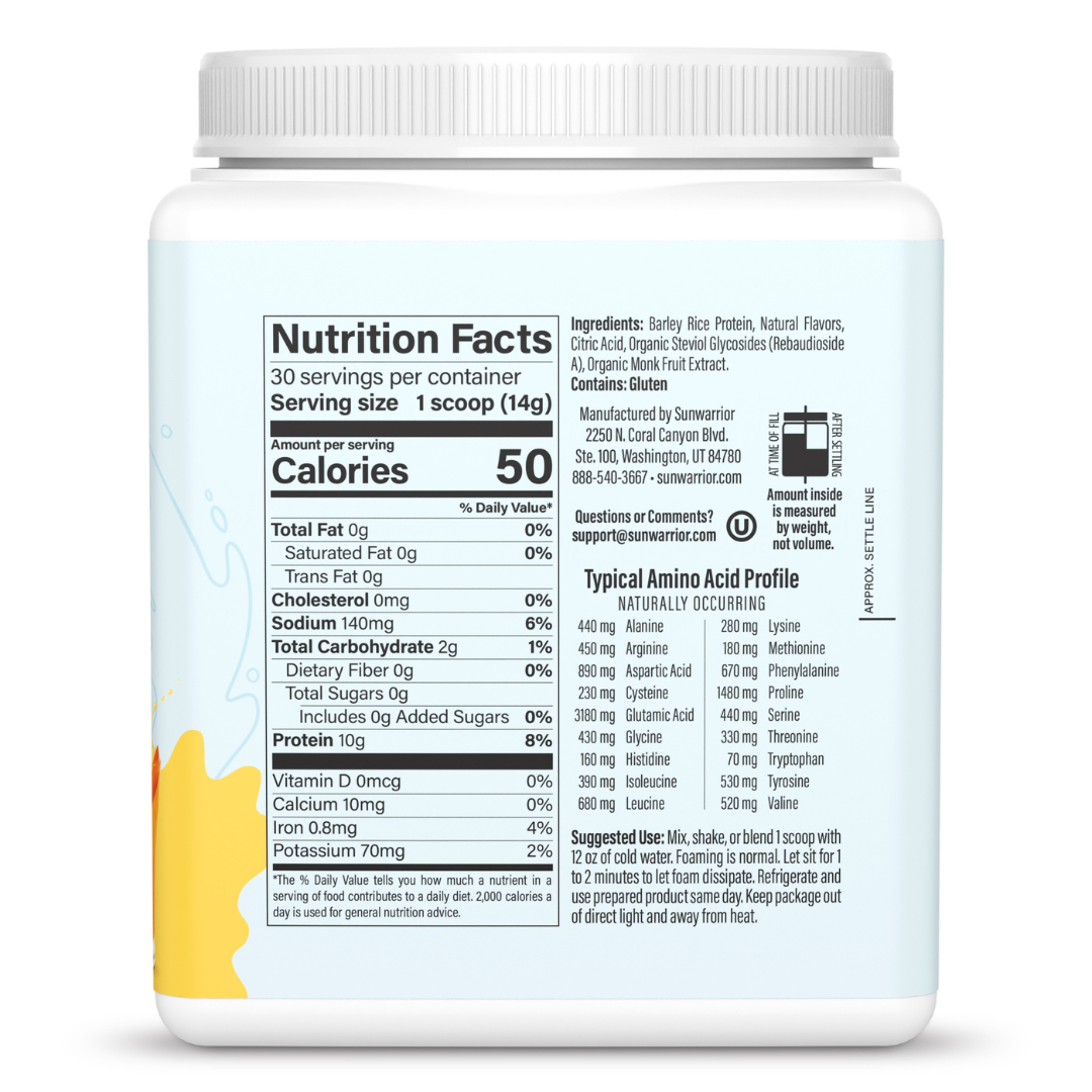 Clear Refresh Peach Mango Protein Powder - Barley Protein