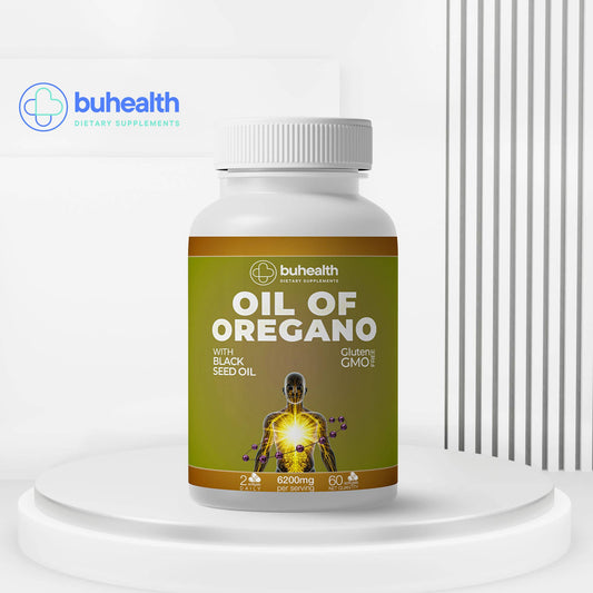 BuHealth Oregano Oil with Black Seed Oil Softgel 6200 mg