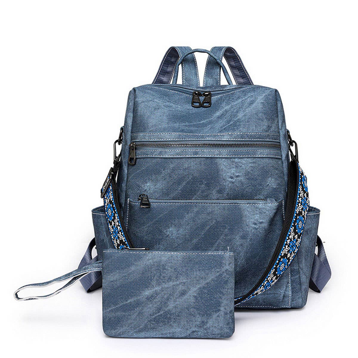 ACCITY Retro Large Capacity Casual Travel Backpack