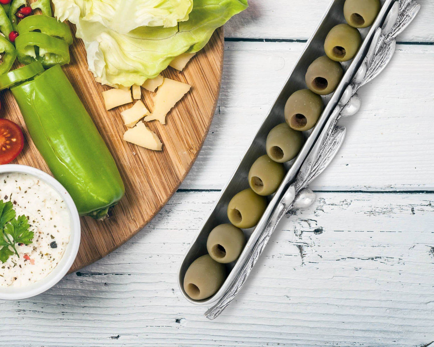 Arthur Court Olive Canoe