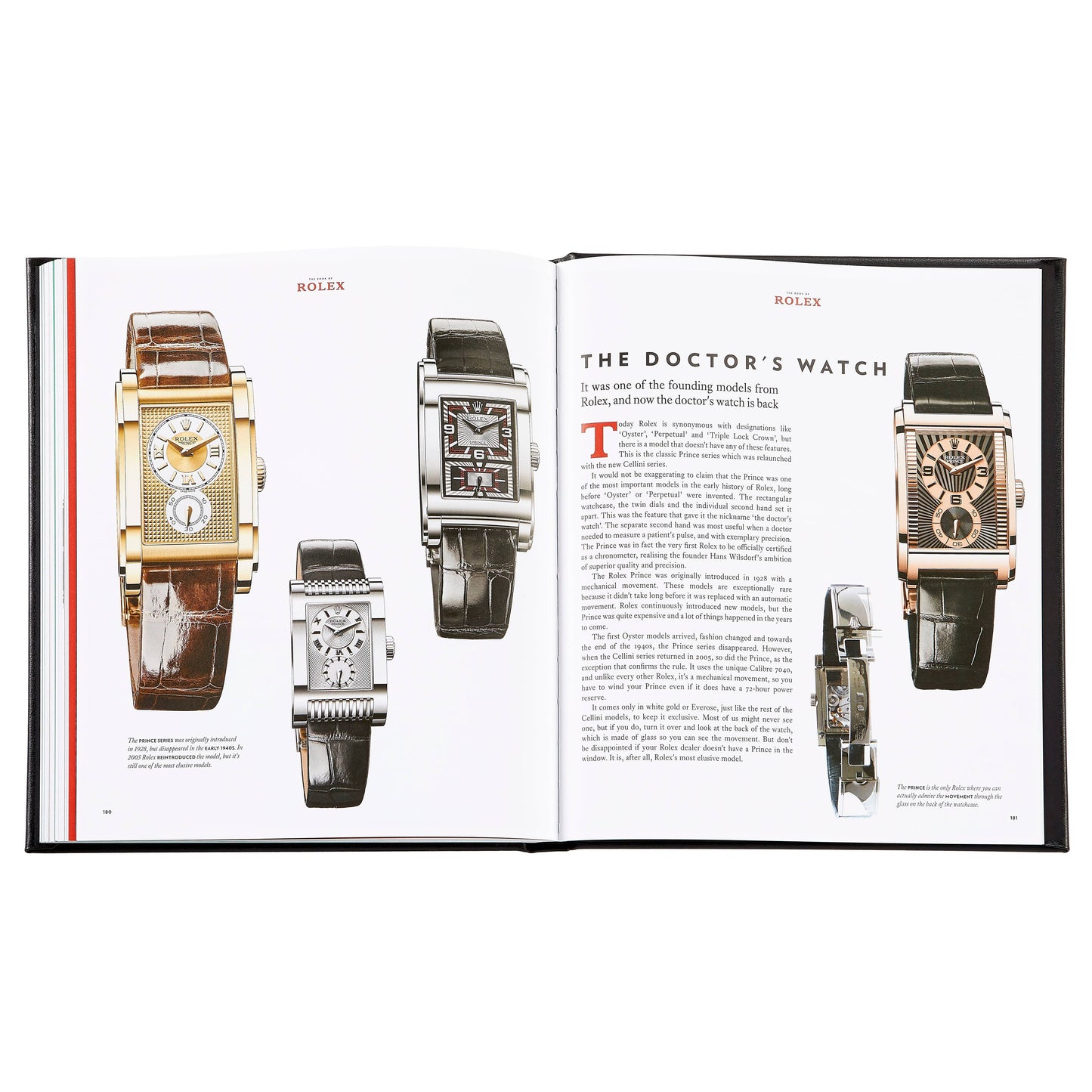 Graphic Image "The Book of Rolex" Leather Bound
