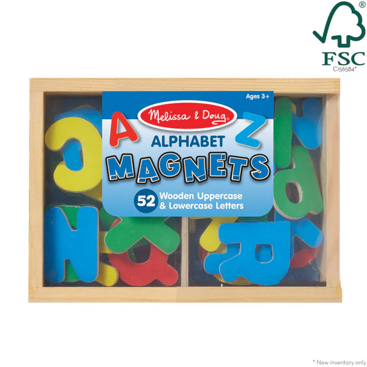 Melissa & Doug Magnetic Wooden Alphabet