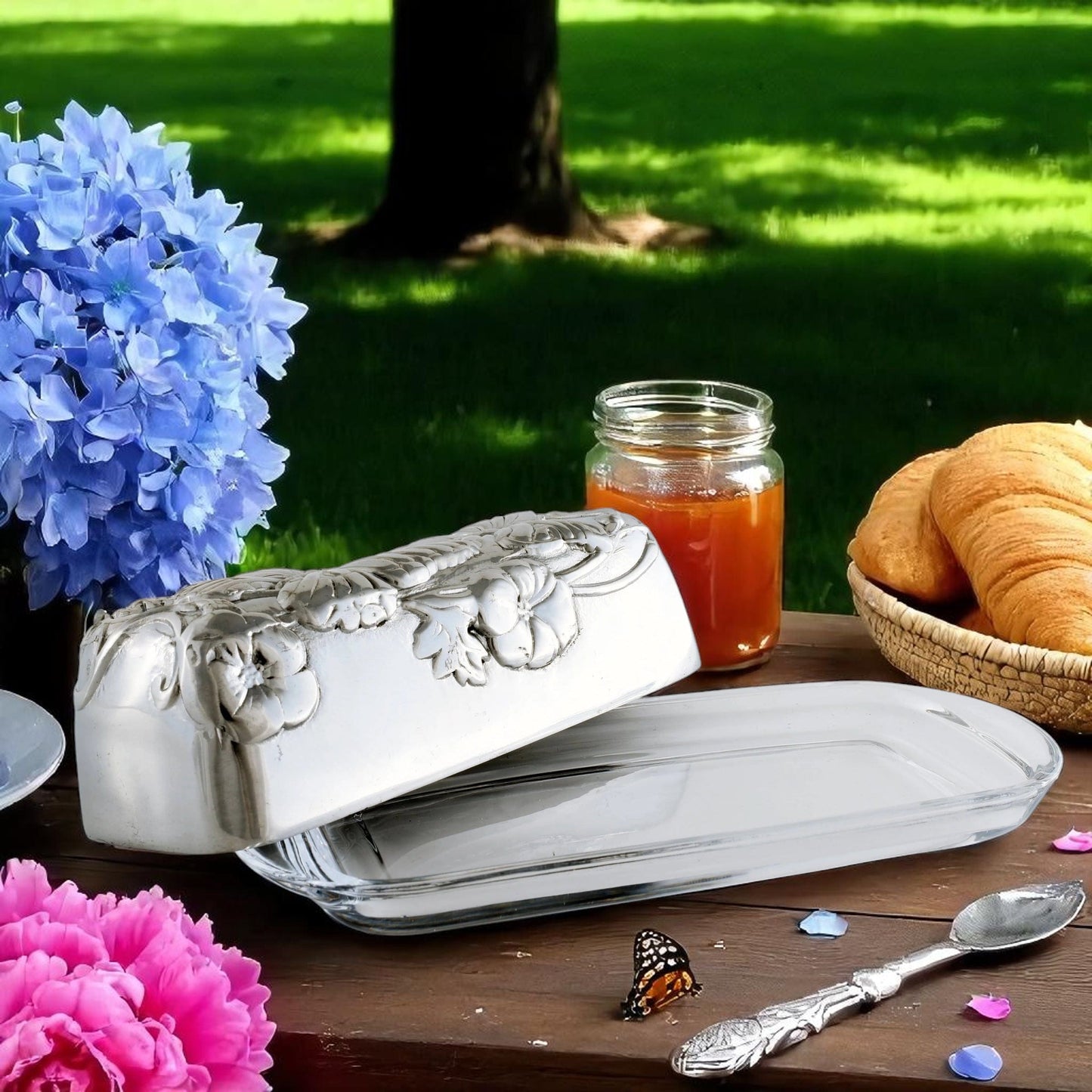 Butterfly Butter Dish