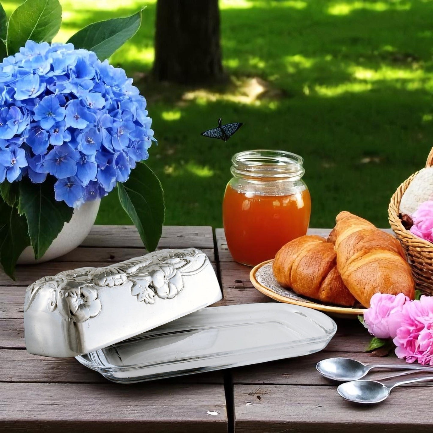 Butterfly Butter Dish