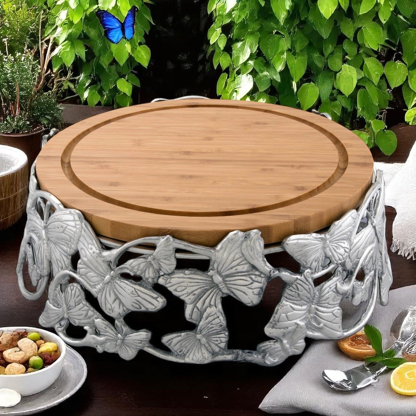 Butterfly Cheese Pedestal