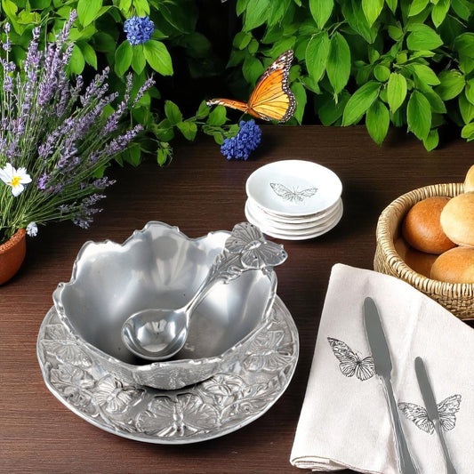 Butterfly Condiment Set 3-piece