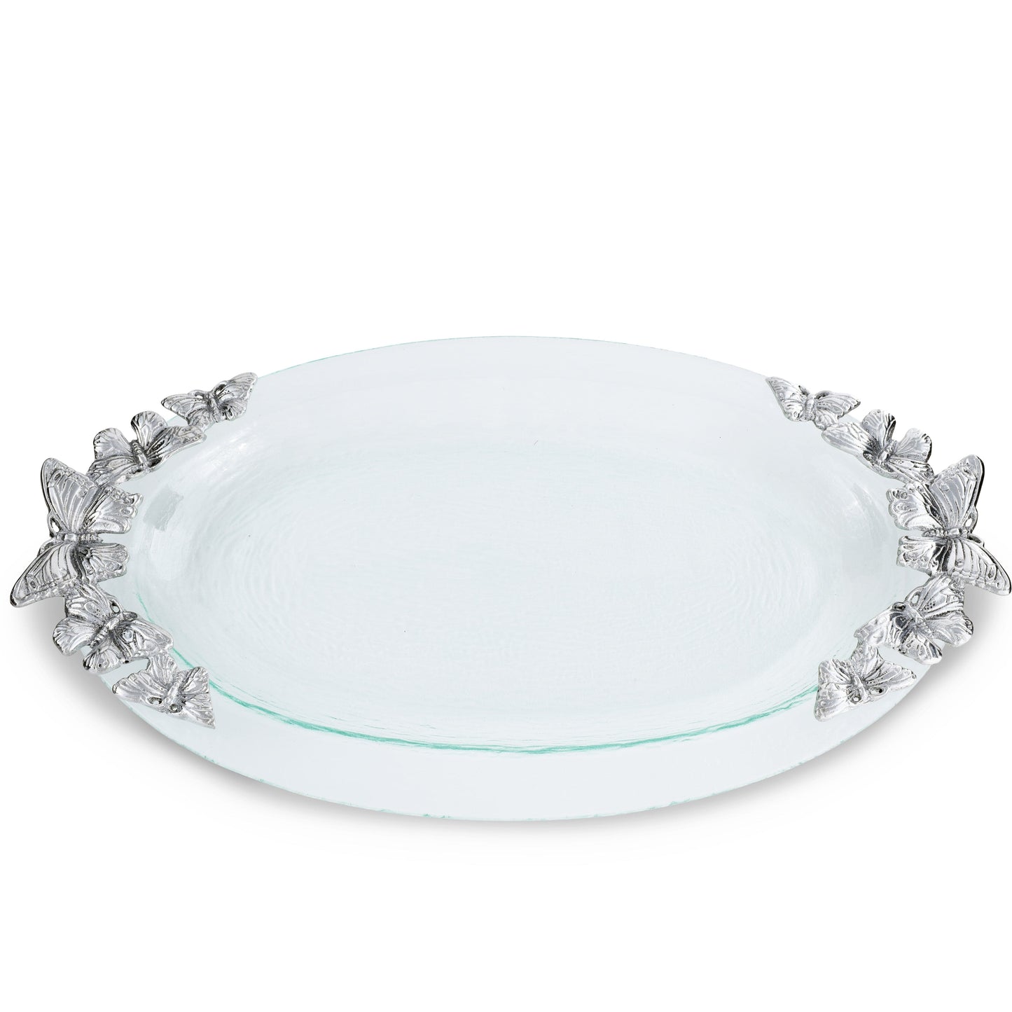 Butterfly Glass Platter