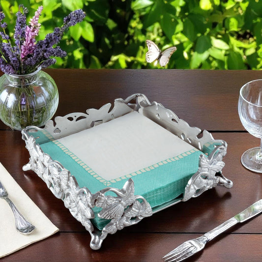 Butterfly Luncheon Napkin Box