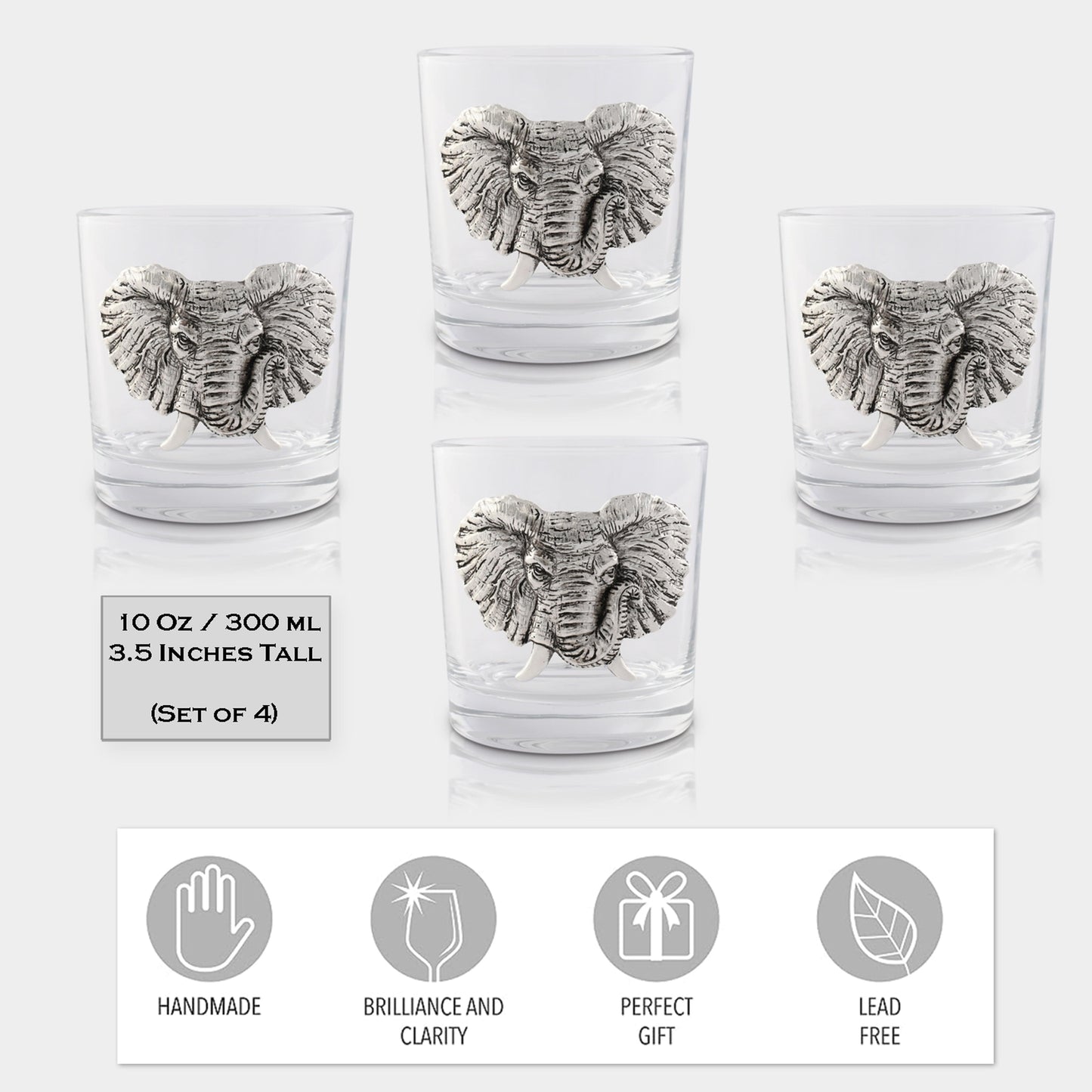 Elephant Bar Glasses Set of 4