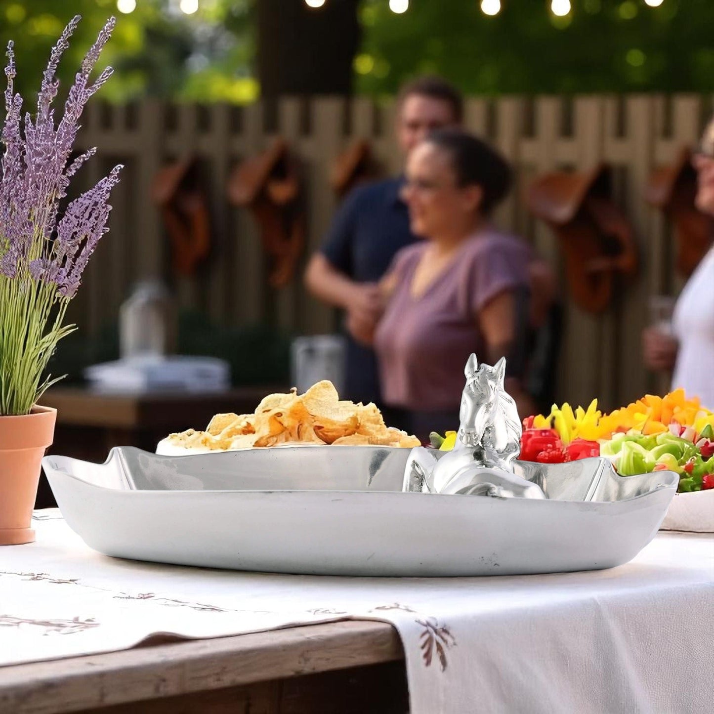 Horse Figural Chip and Dip