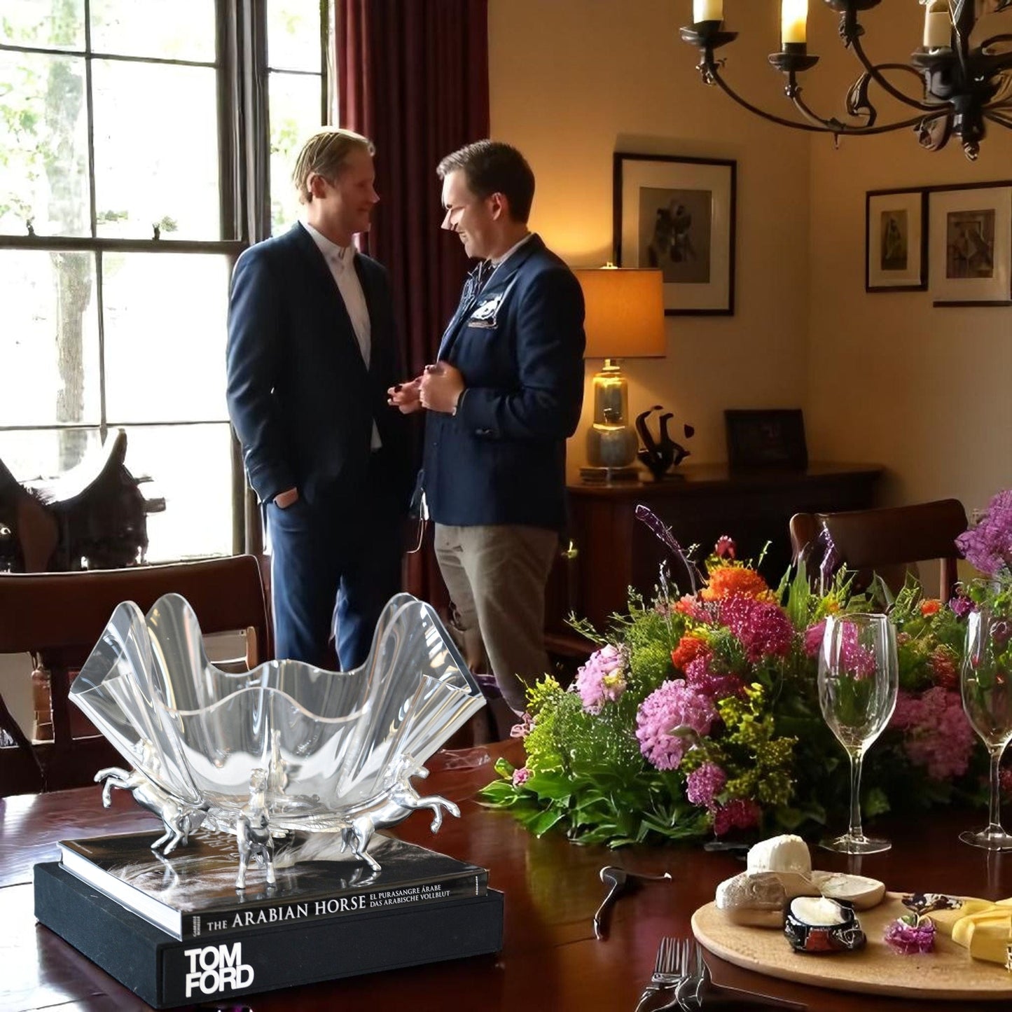 Horse Stand Acrylic Bowl 14