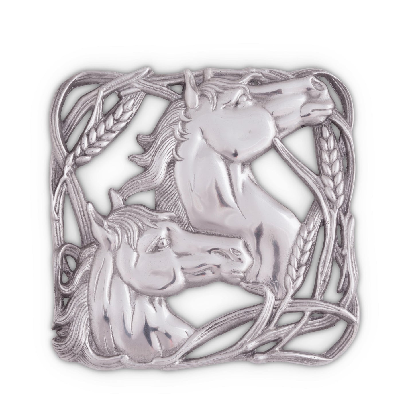 Horse with Wheat Trivet