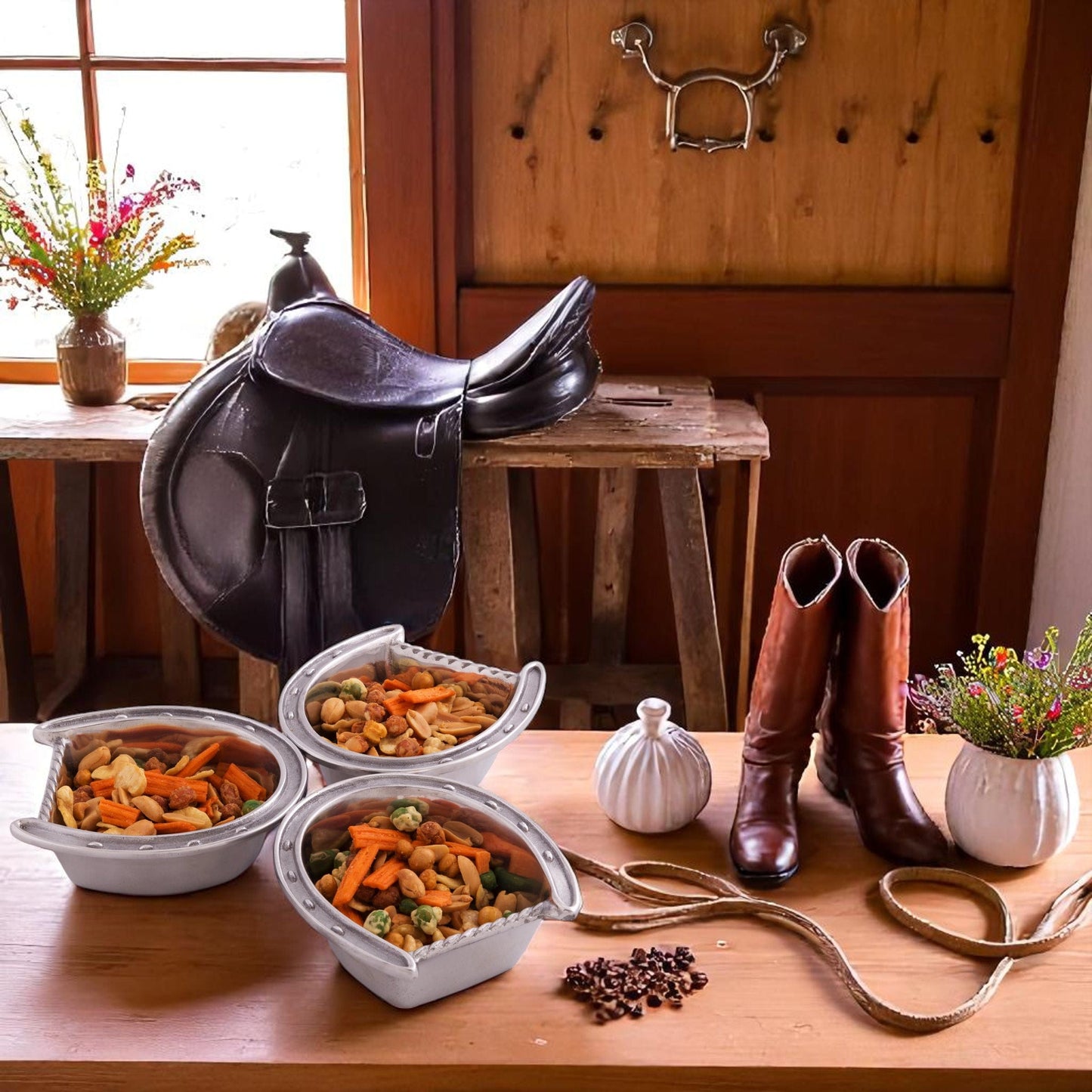 Horseshoe 3-Bowl Bowl