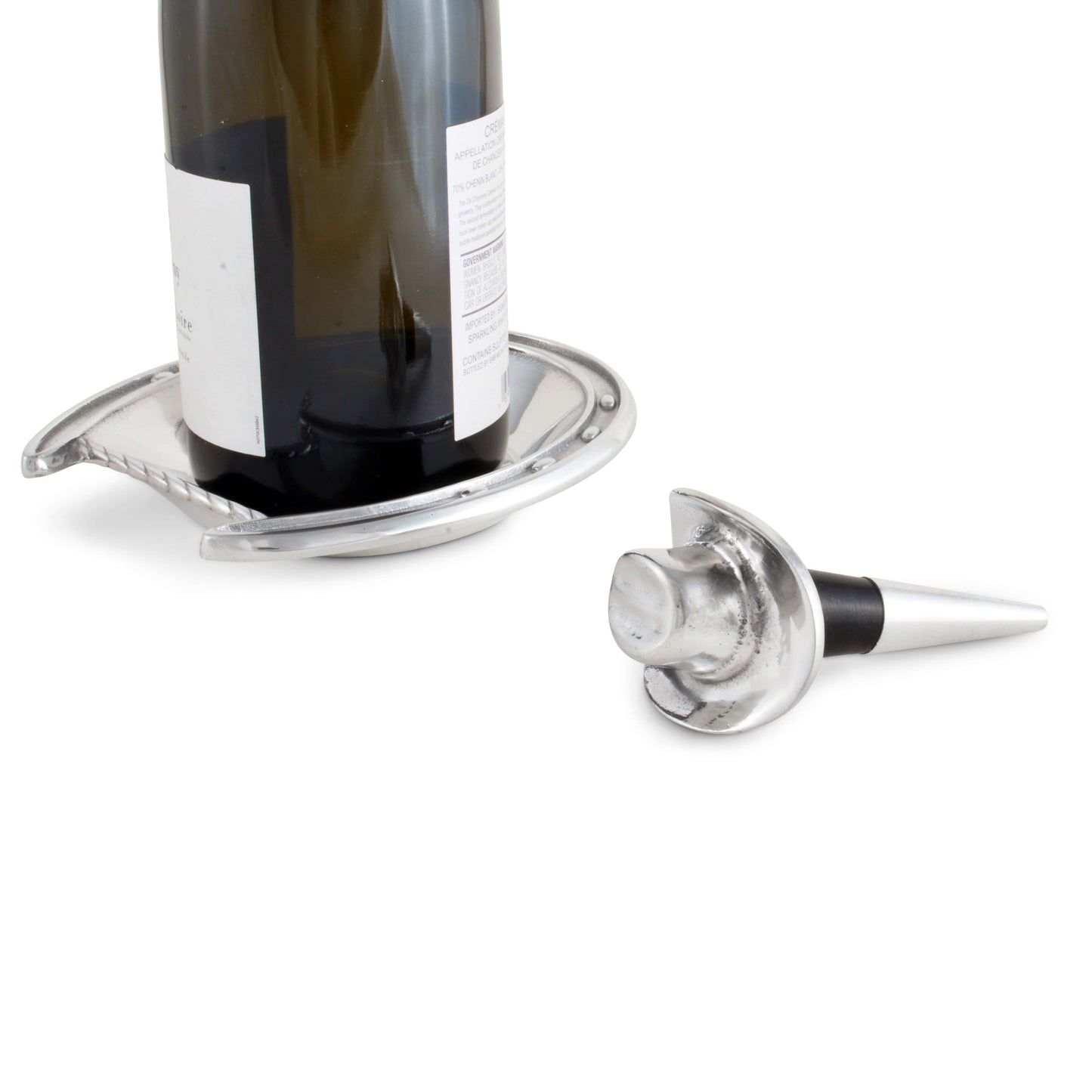 Horseshoe Wine Coaster and Hat Stopper Set