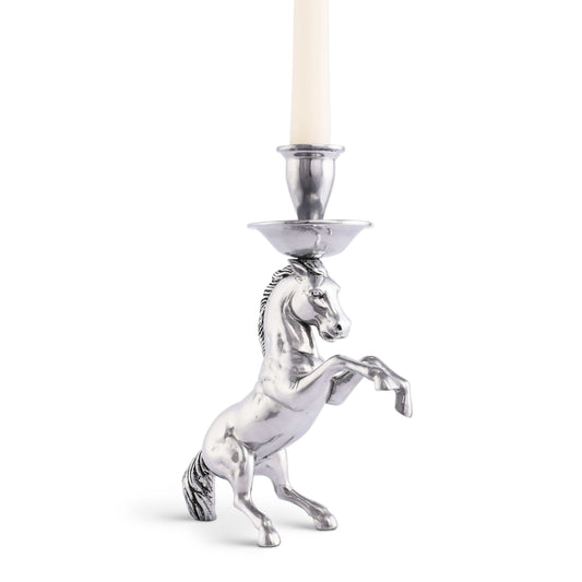 Rearing Horse Candlestick