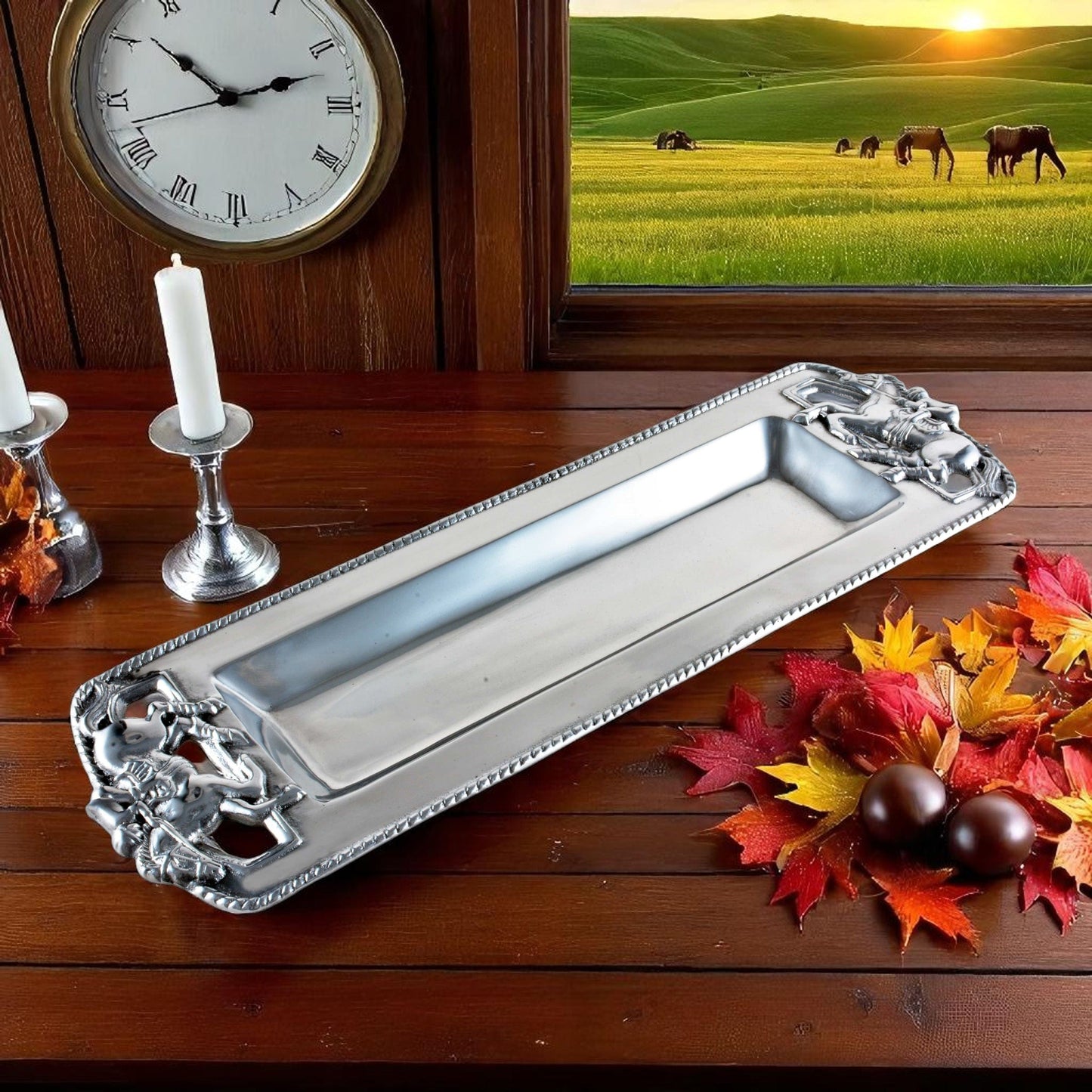 Thoroughbred Oblong Tray