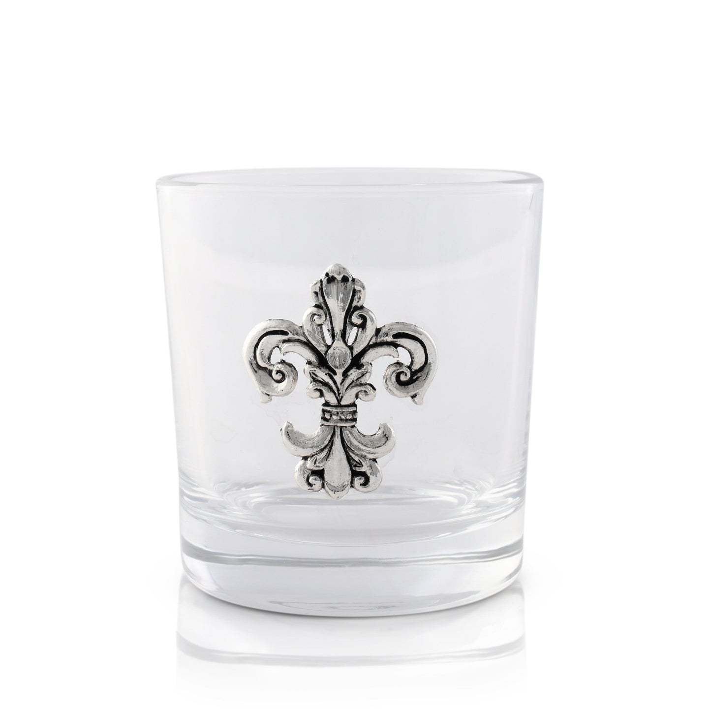 Fleur-de-Lis Bar Glasses Set of 4