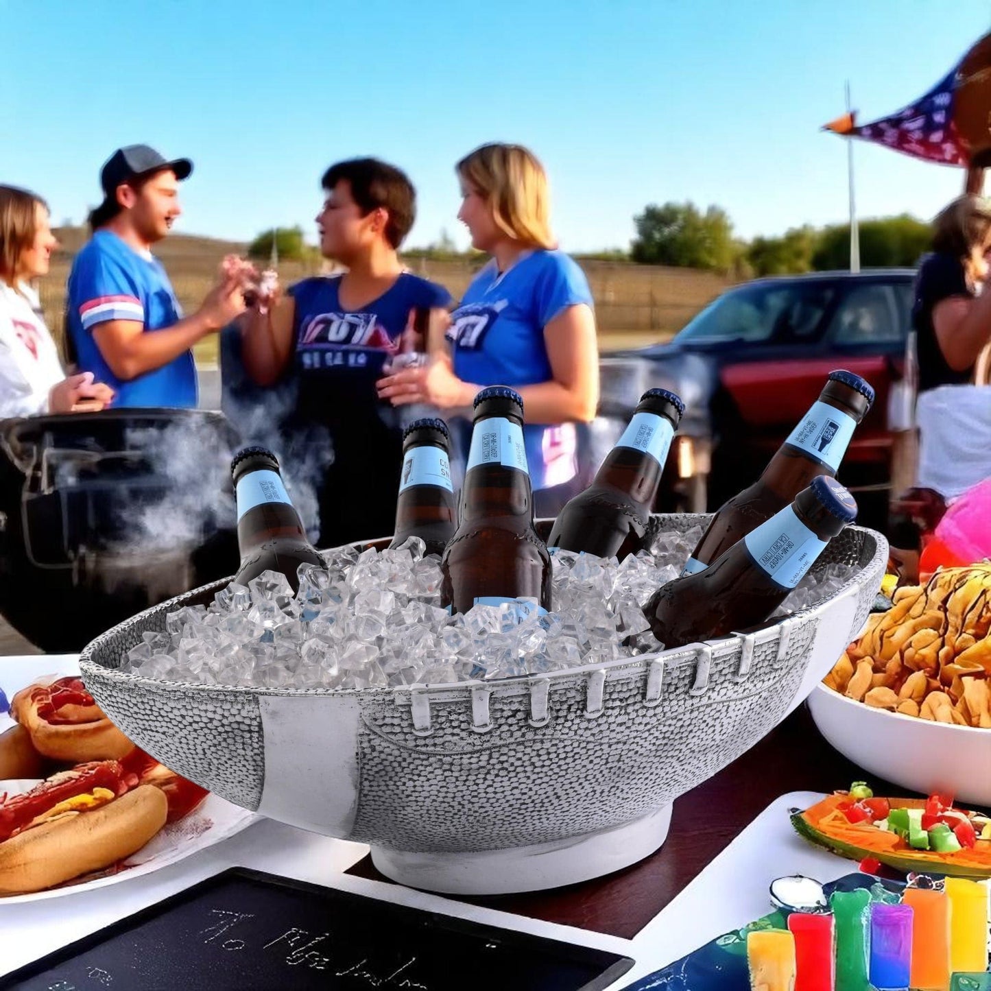 Football Ice Tub / Party Bowl