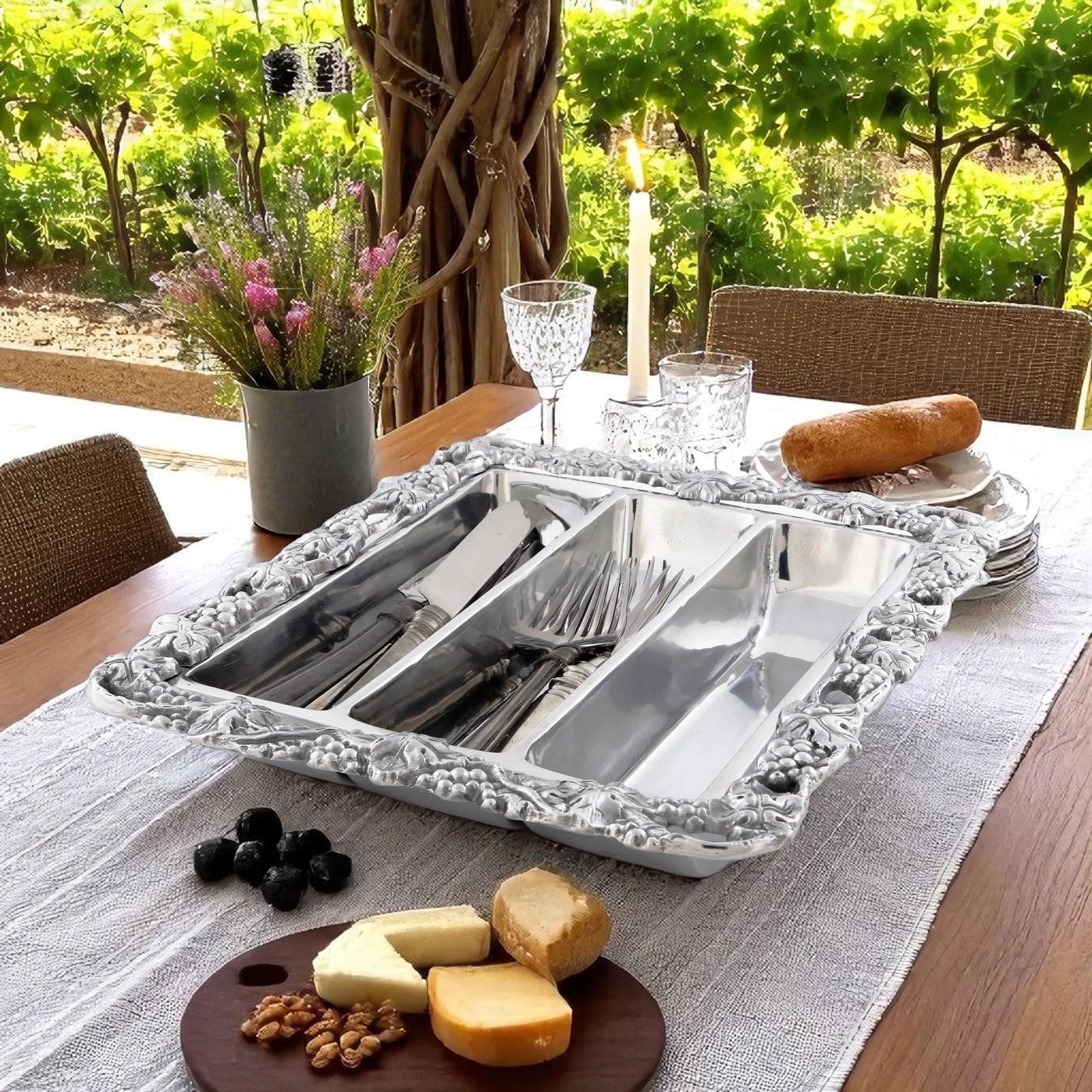 Grape Flatware Caddy