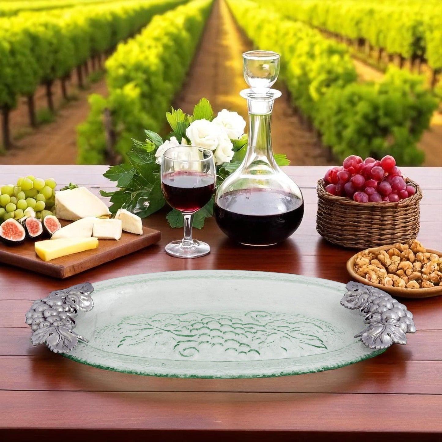 Grape Glass Platter