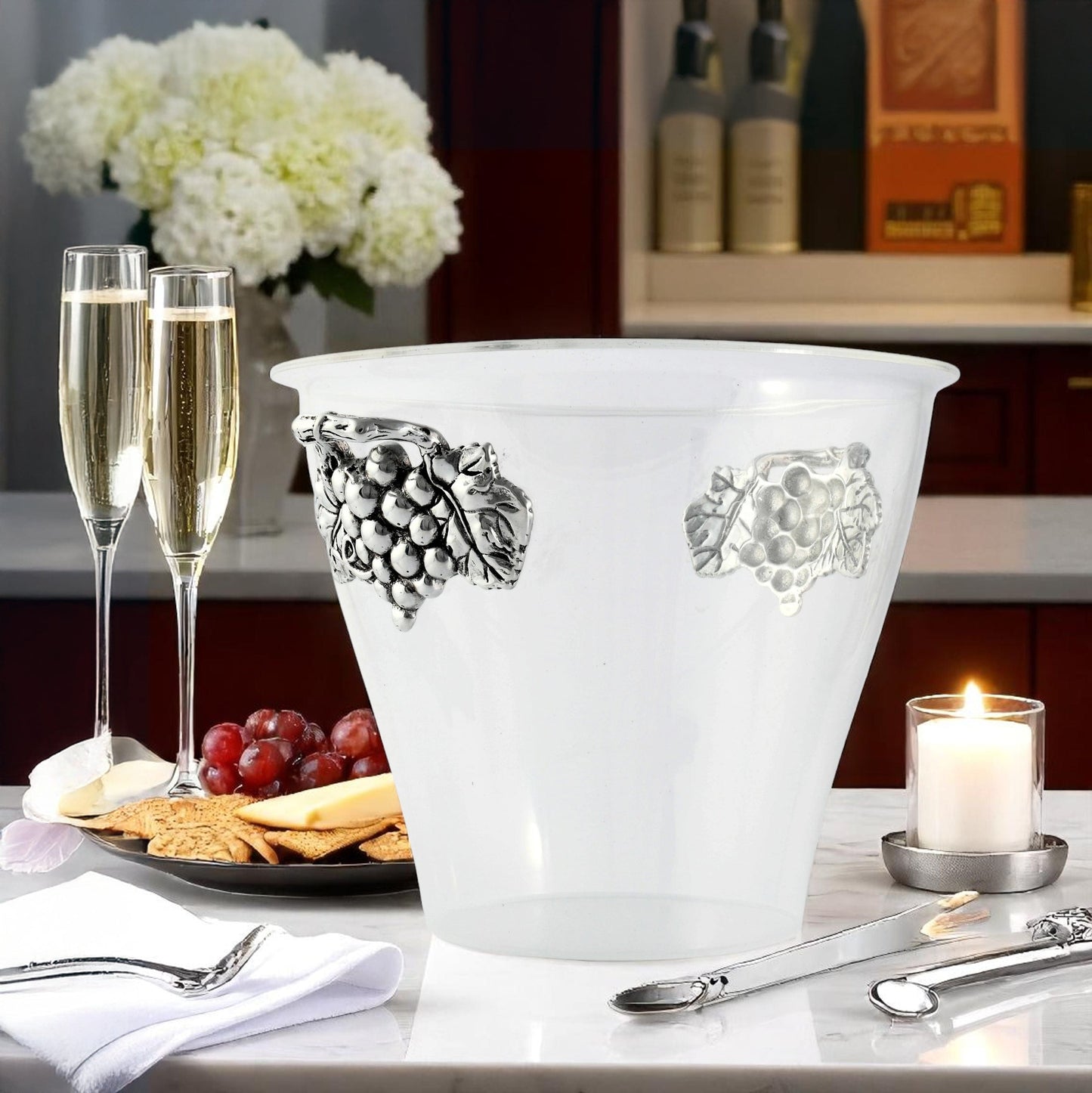 Grape Handle Acrylic Ice Bucket
