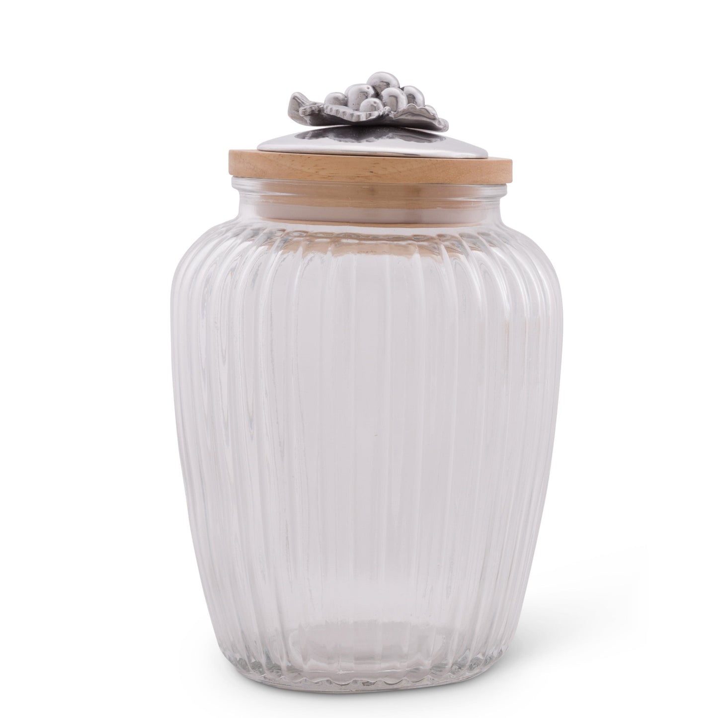 Grape Knob Glass Canisters
