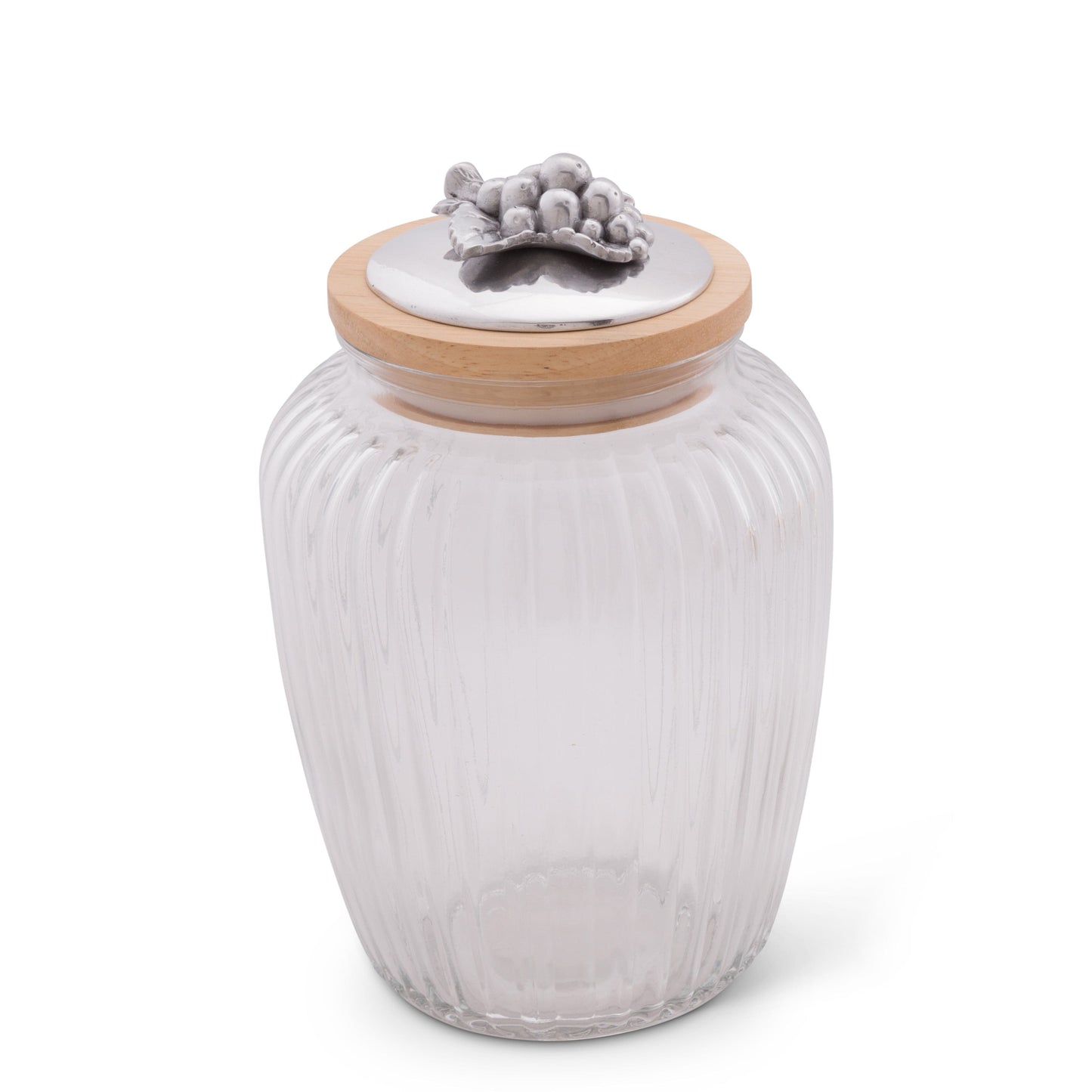 Grape Knob Glass Canisters