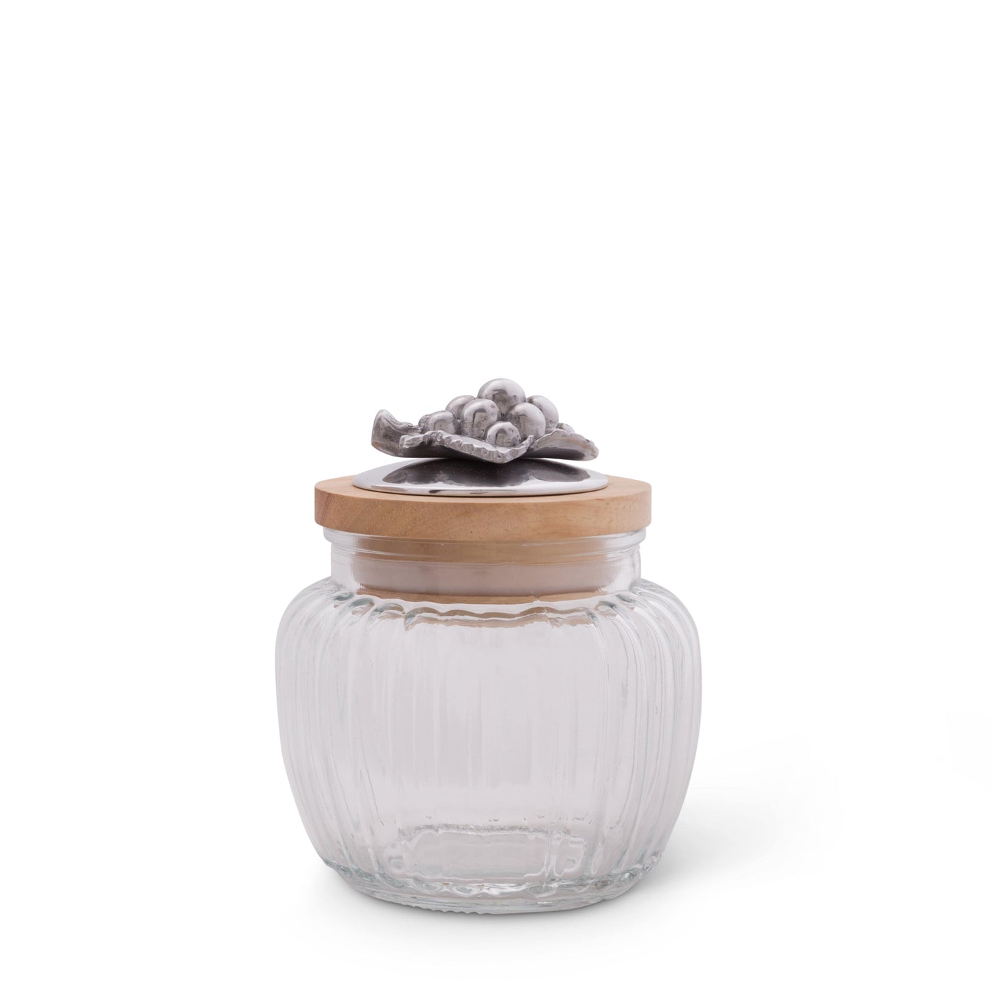 Grape Knob Glass Canisters