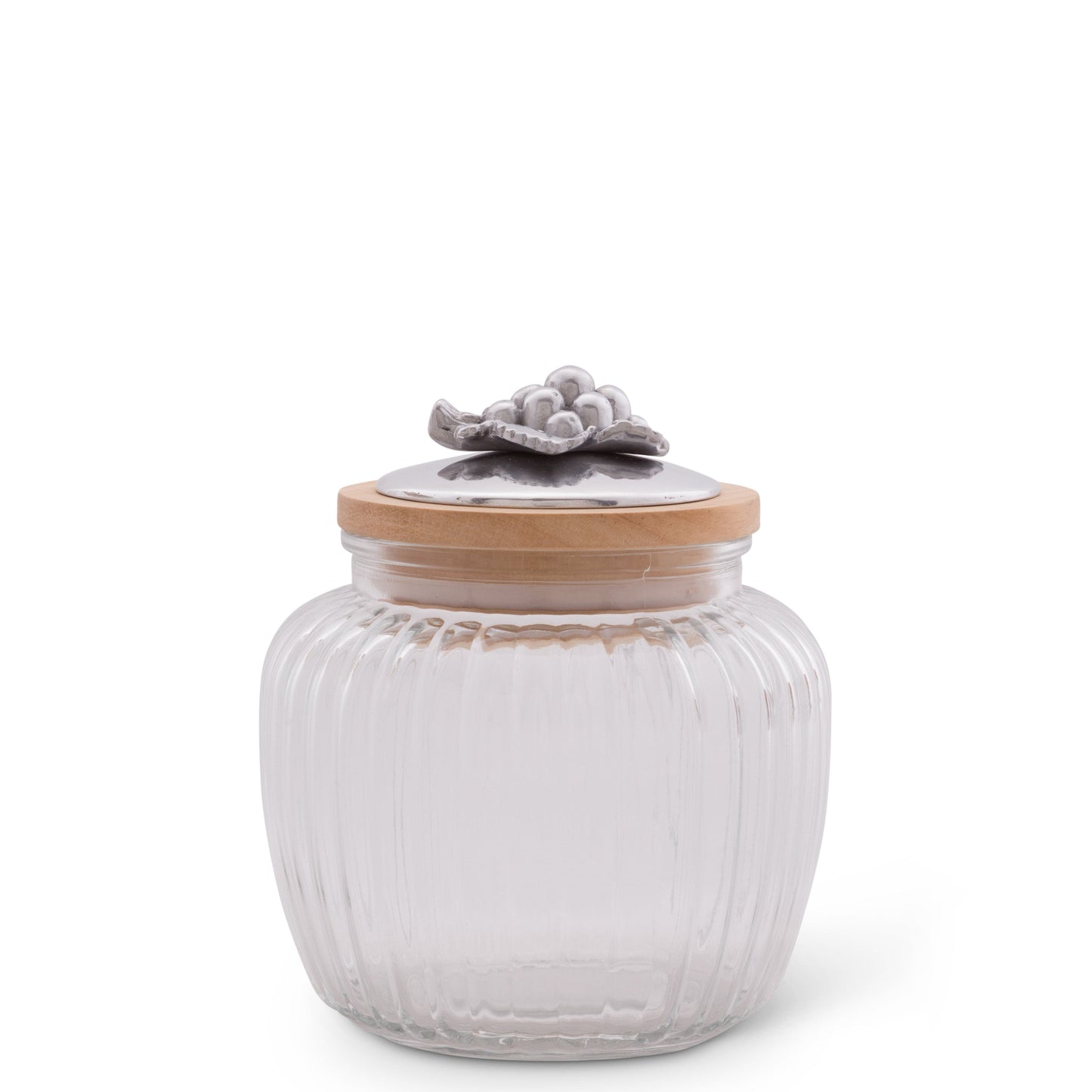 Grape Knob Glass Canisters