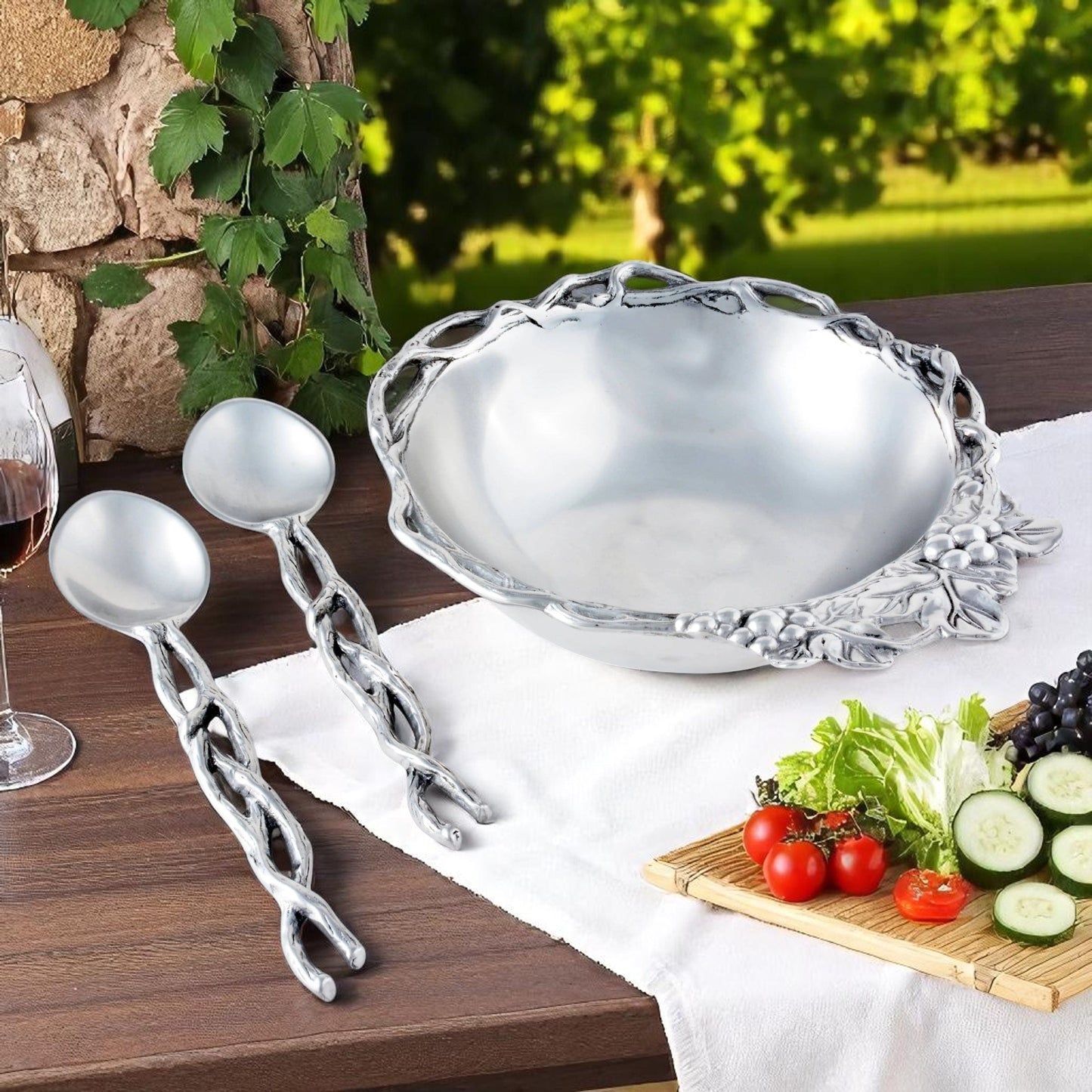 Grape Open Vine Salad Set 3-Pc