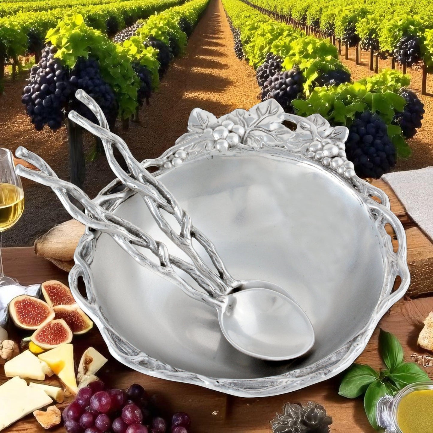 Grape Open Vine Salad Set 3-Pc