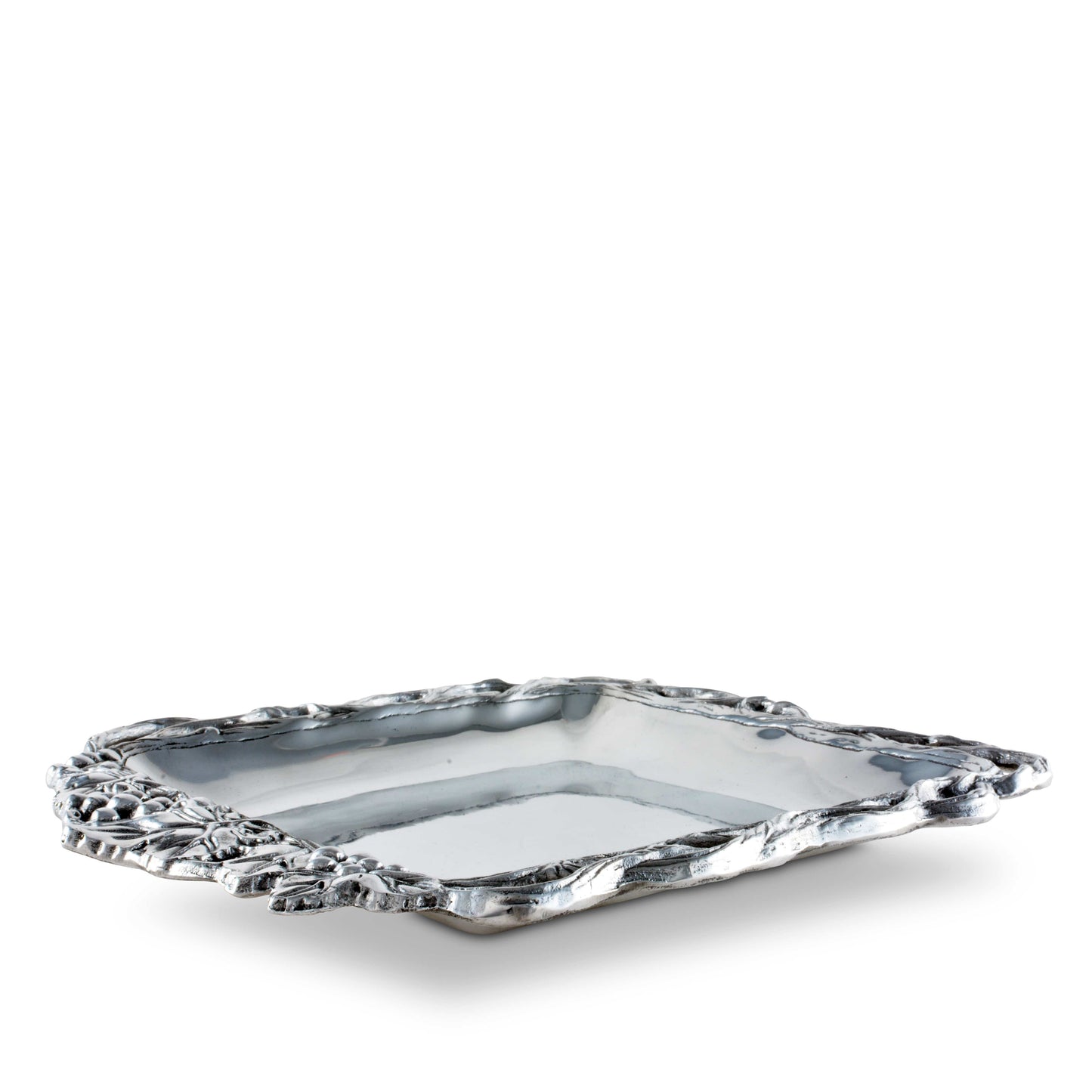 Grape Open Vine Square Tray 12