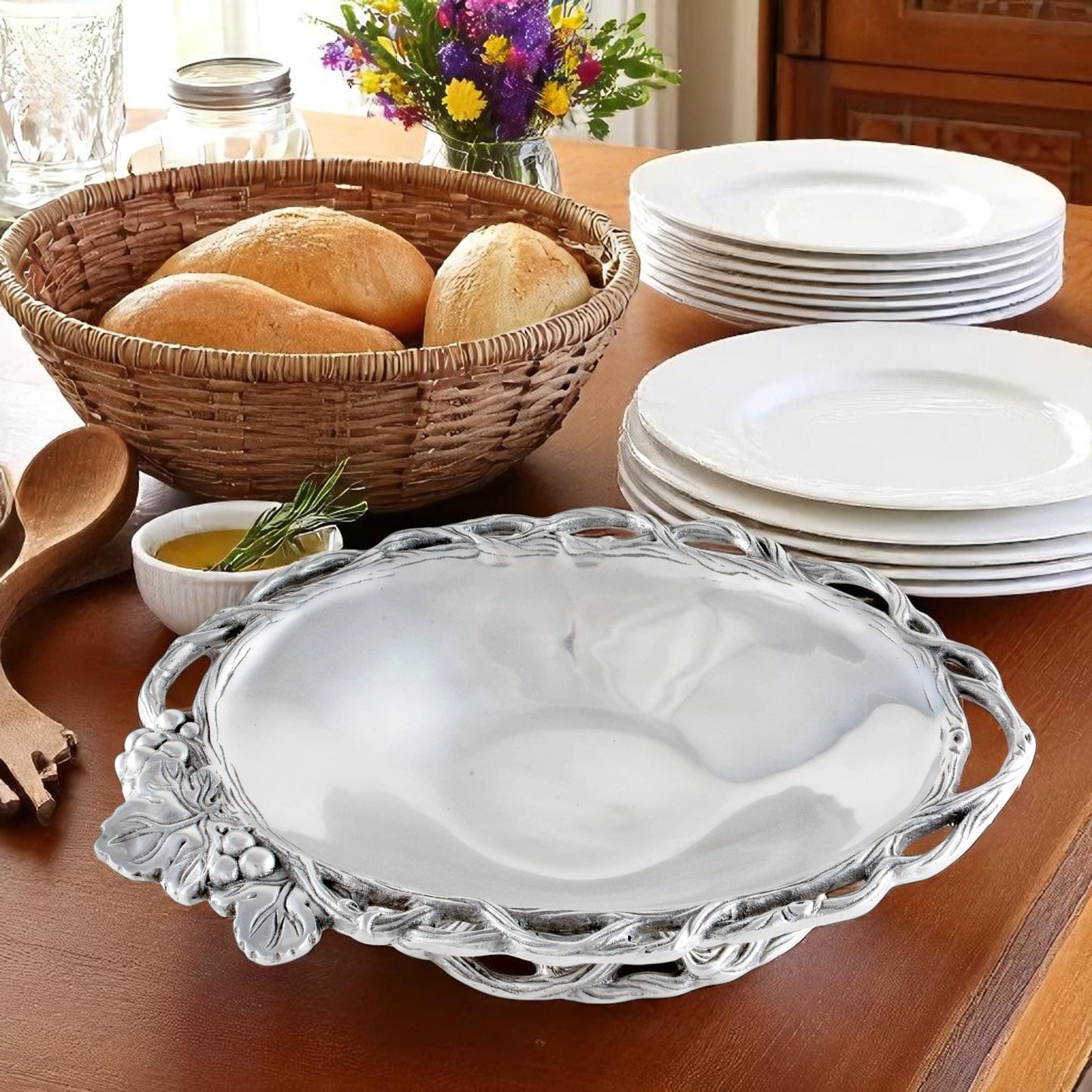 Grape Open Vine Vegetable Dish