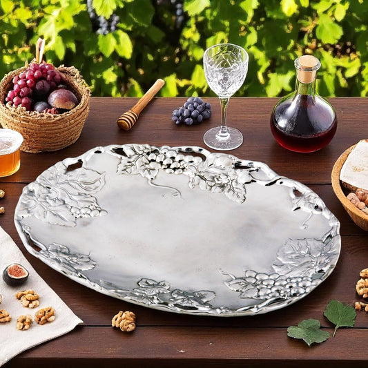 Grape Oval Platter