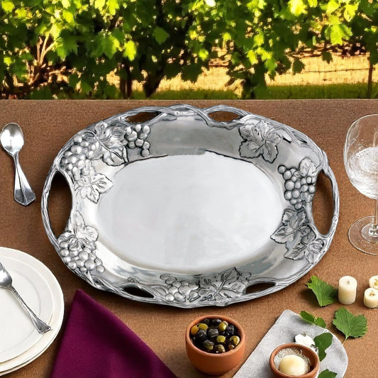 Grape Oval Tray