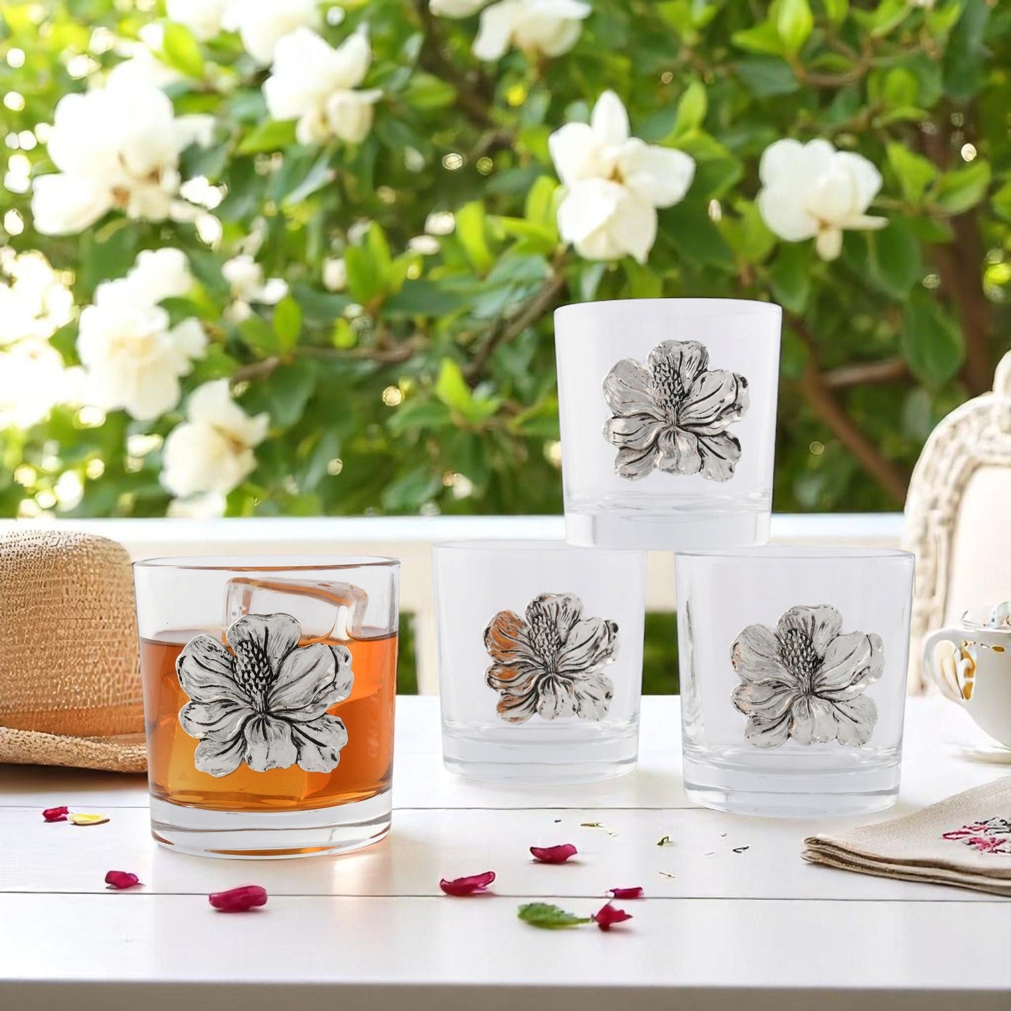 Magnolia Bar Glasses Set of 4