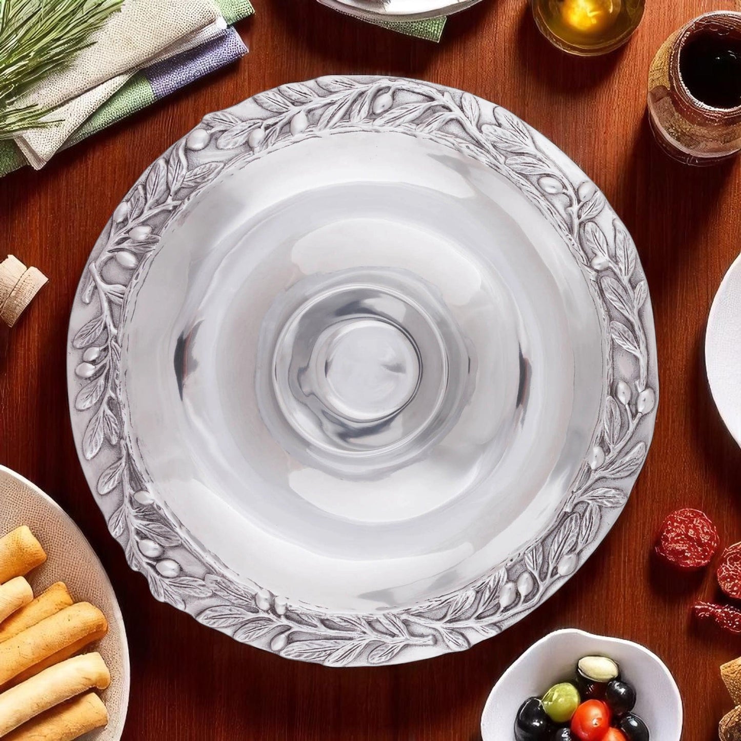 Olive Chip and Dip Set