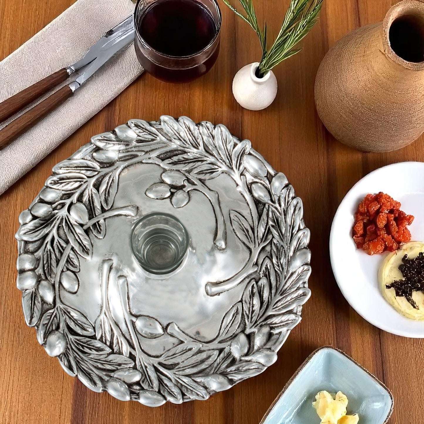 Olive Tidbit tray