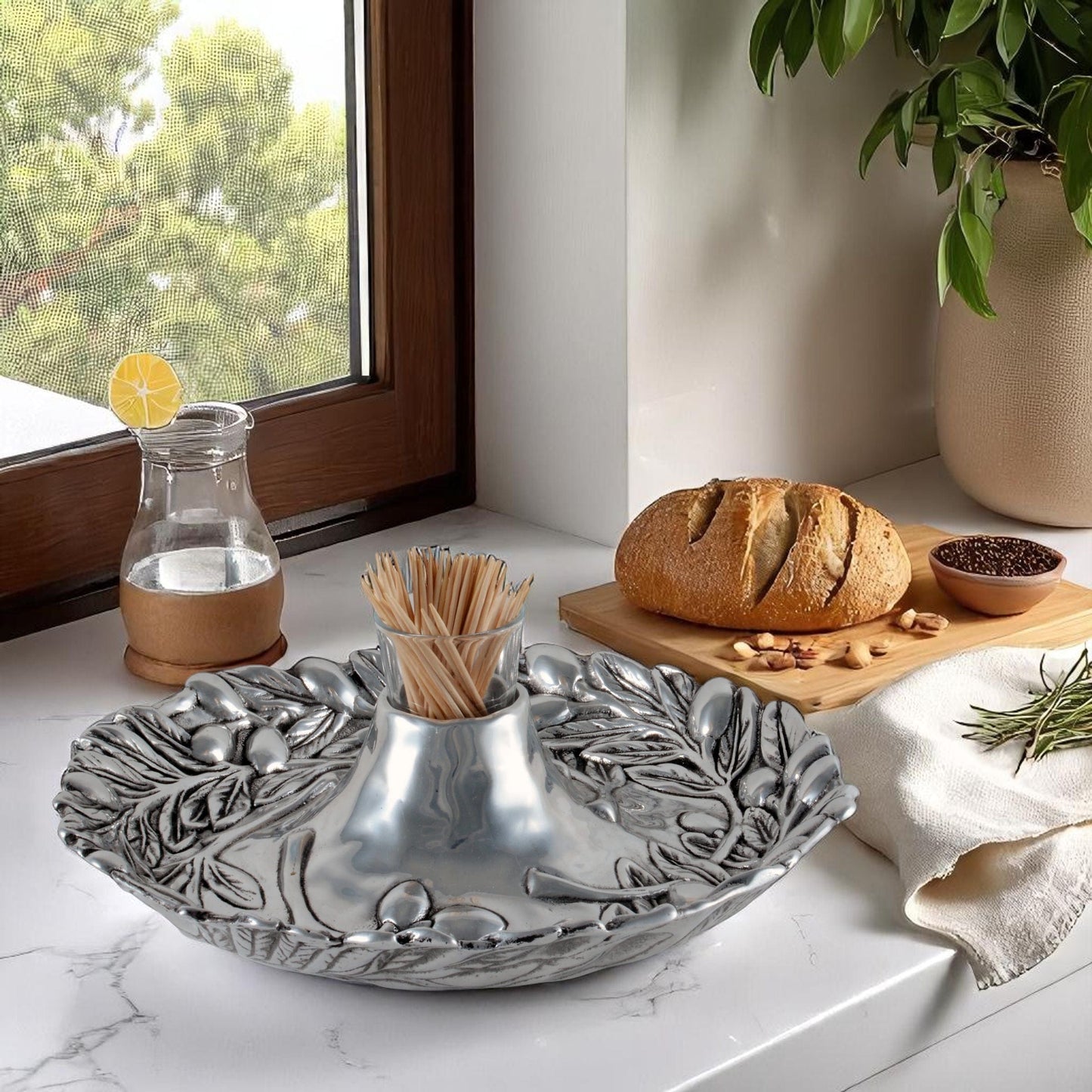 Olive Tidbit tray
