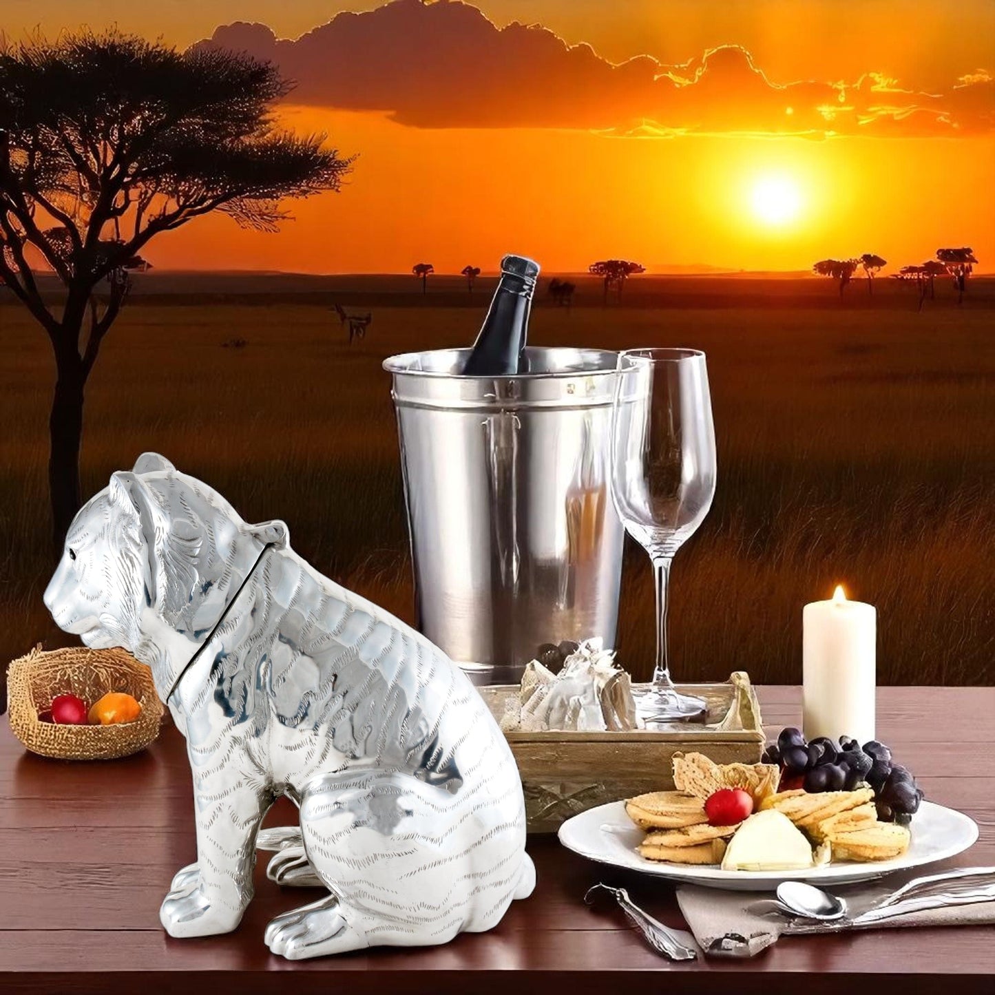 Tiger Ice/Wine Buckets