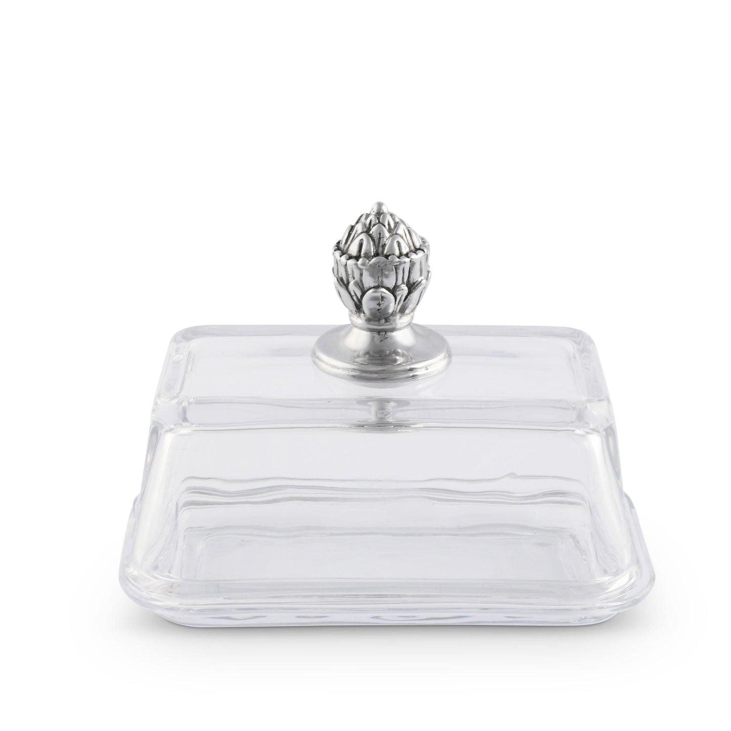 Glass Butter Dish - Concho