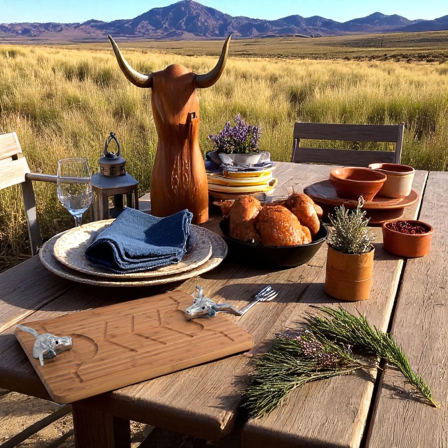 Longhorn Carving Board