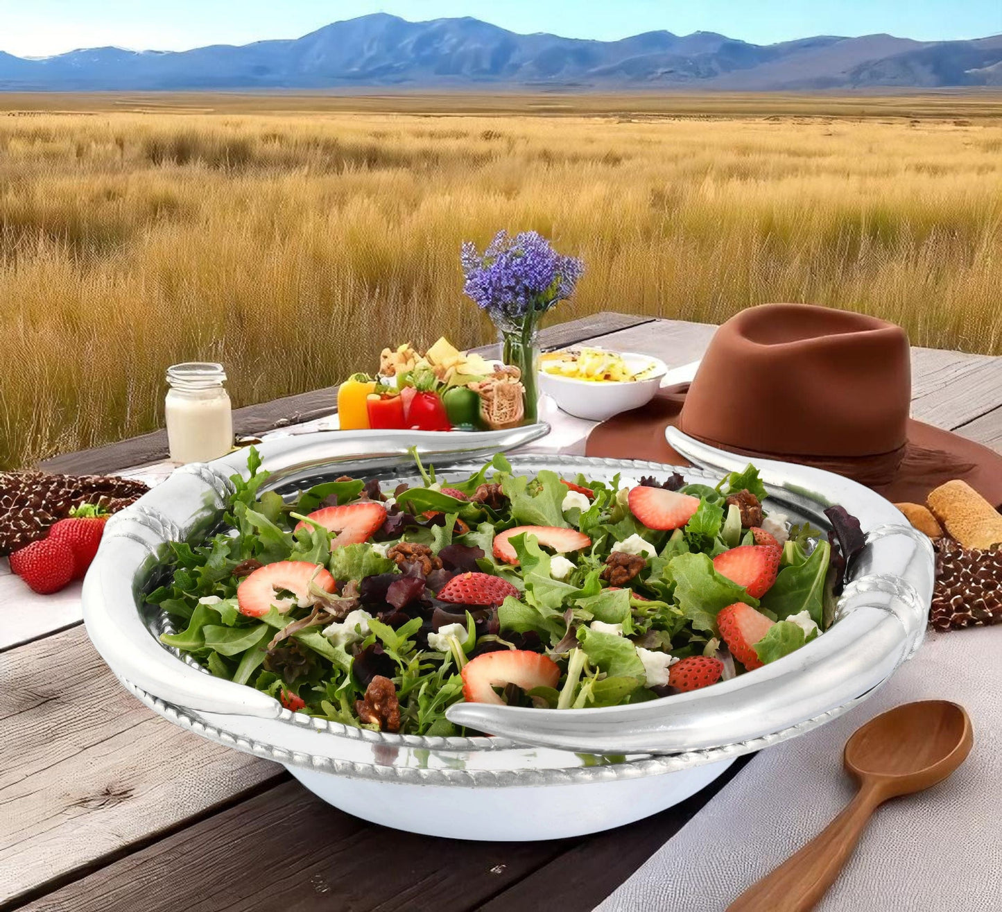 Longhorn Salad Bowl 12