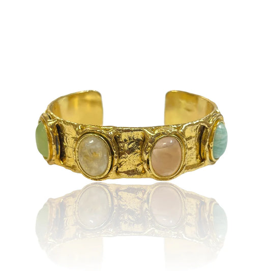 Koda Auburn Cuff, Moonstone and Rose