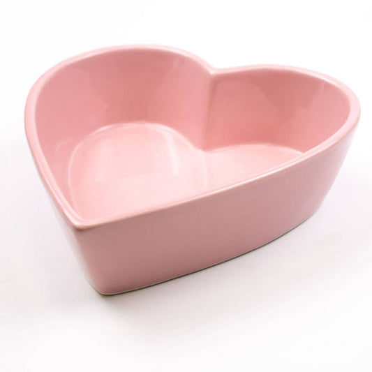 Royal Standard Heart Shaped Tidbit Dish   Pink   8x7x2.25