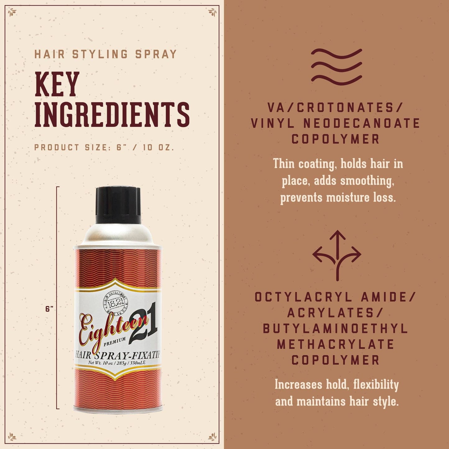 Premium Hair Spray - Sweet Tobacco
