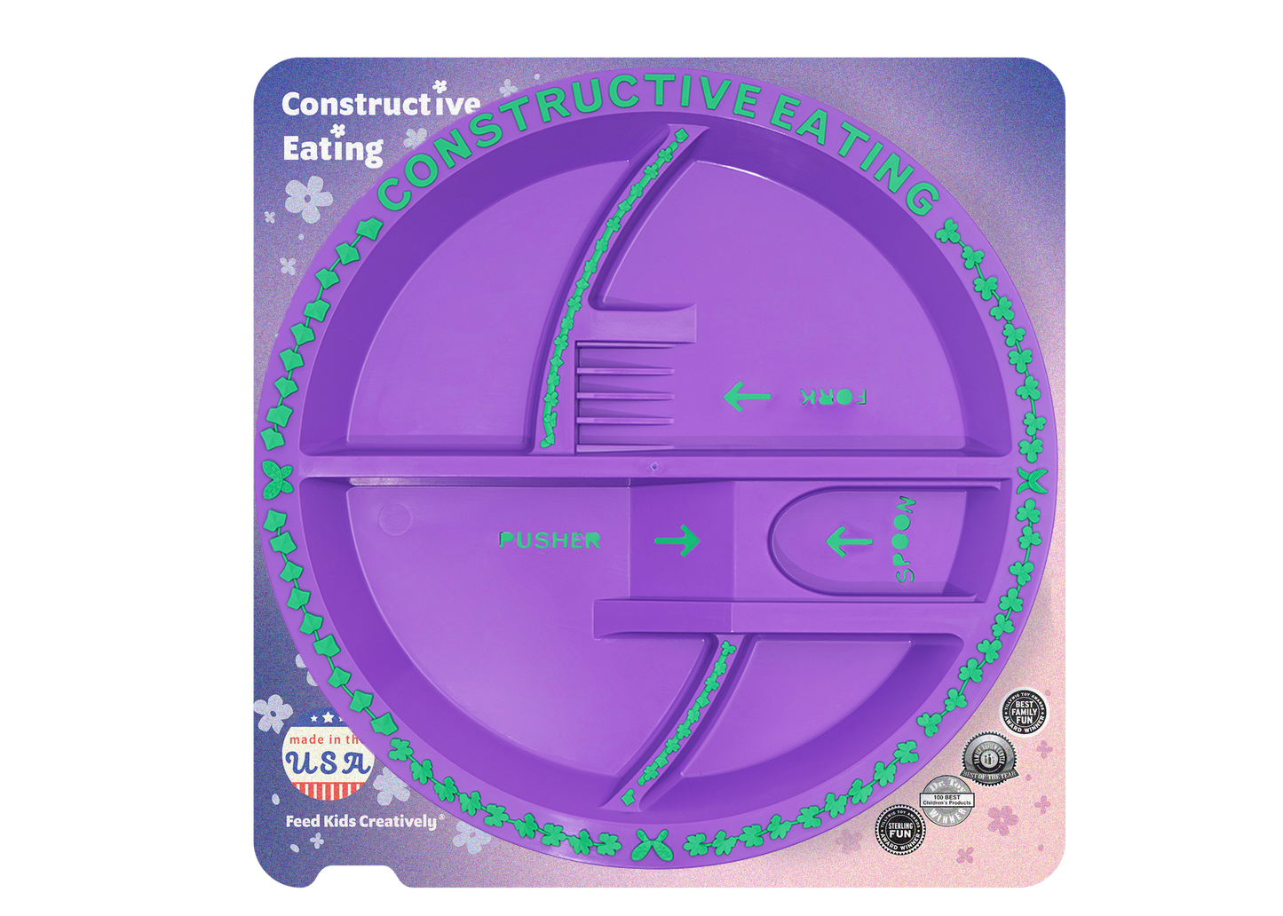Constructive Eating Garden Plate
