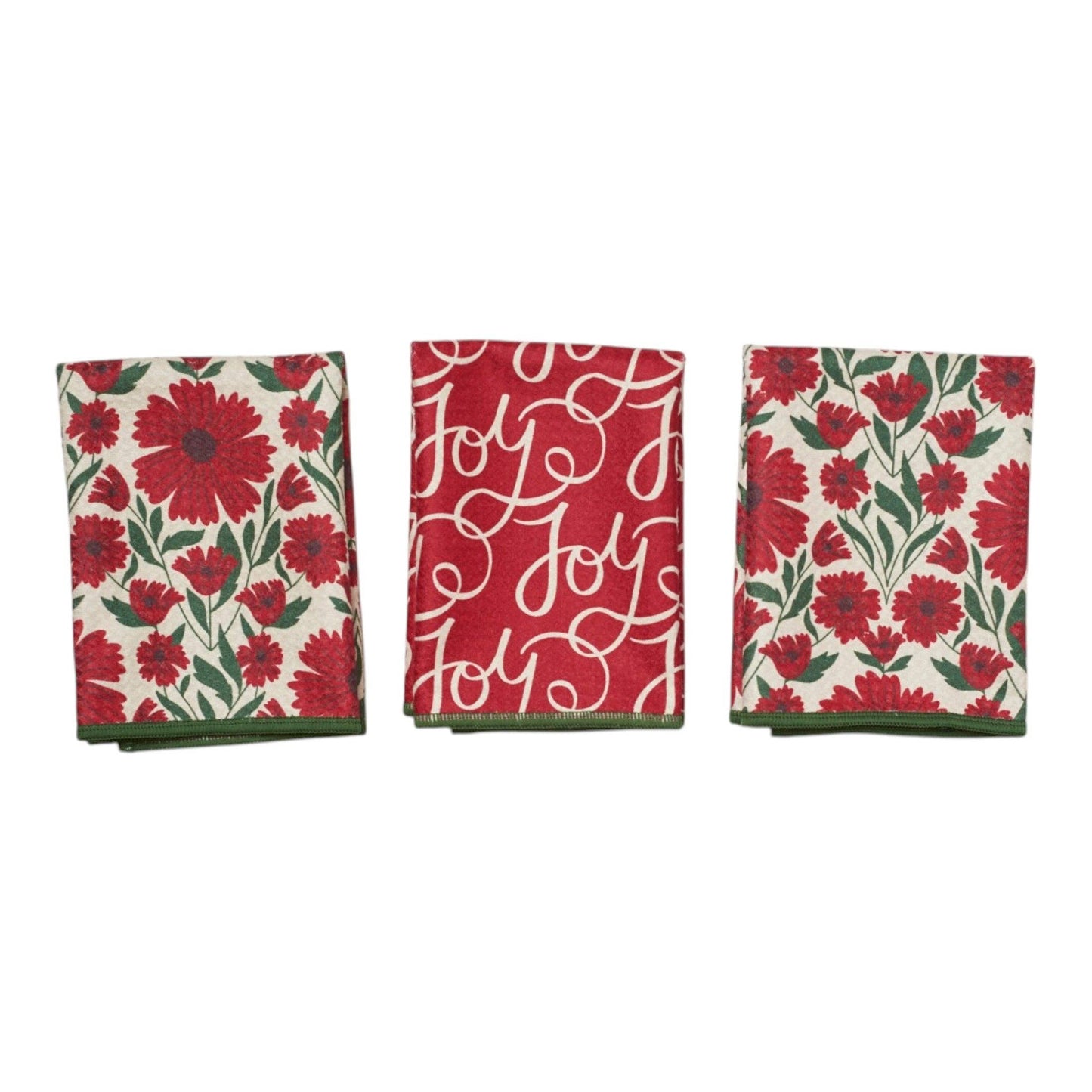 Once Again Home Mighty Mini Towel (Set of 3) Reversible - JO Holiday Daisy