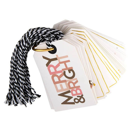Santa Barbara Gift Tag Book - Merry & Bright